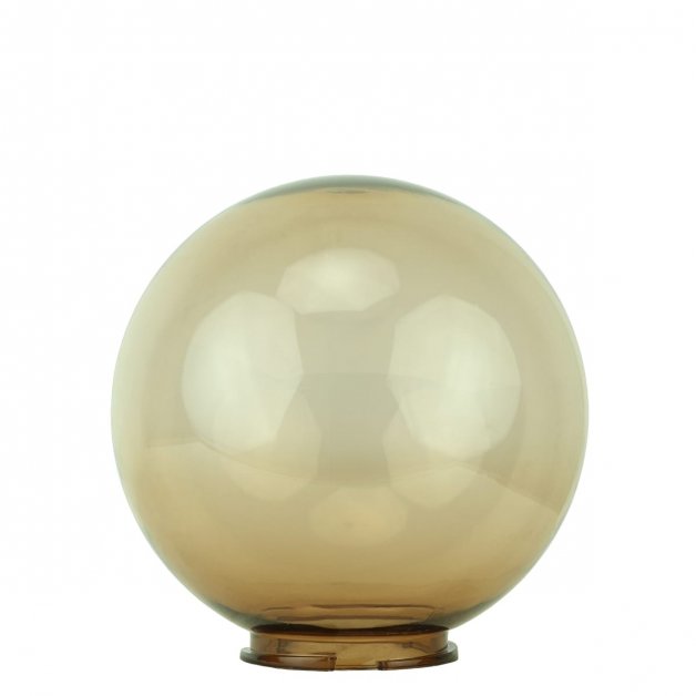 Outdoor Lighting Components Loose sphere plastic smoke glass - Ø 20 cm
