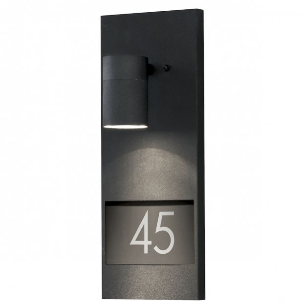 Huisnummerverlichting Voordeur lamp met huisnummer Collio - 41 cm
