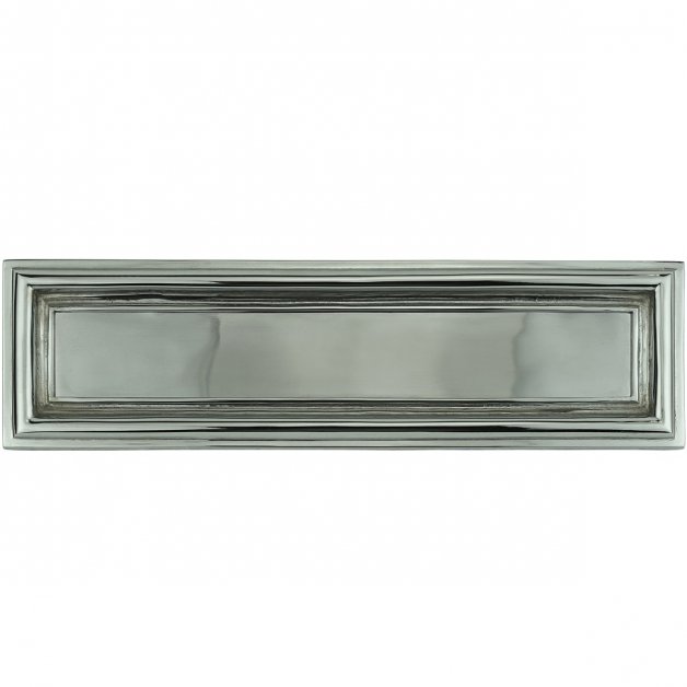 Mailboxes Modern Industrial Post flap horizontal chrome Ludlow - 90 mm