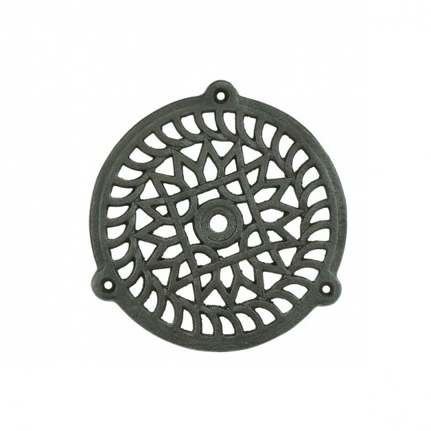 Hardware Grilles & Grates Door grille round cast iron Aßlar - Ø 110 mm