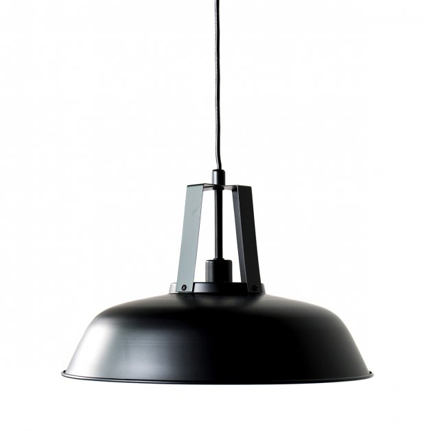 Sfeerverlichting Hanglamp industrieel zwart Carpineti - Ø 45 cm