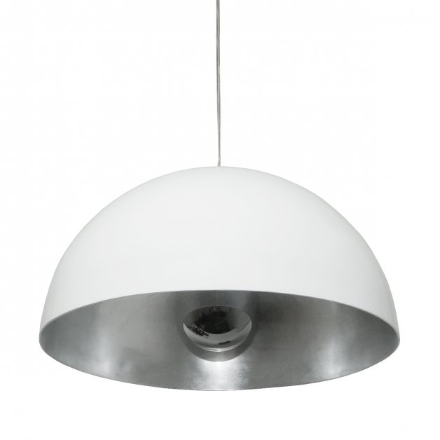 Keukenlampen Hanglamp kom industrieel wit Scilla - Ø 50 cm