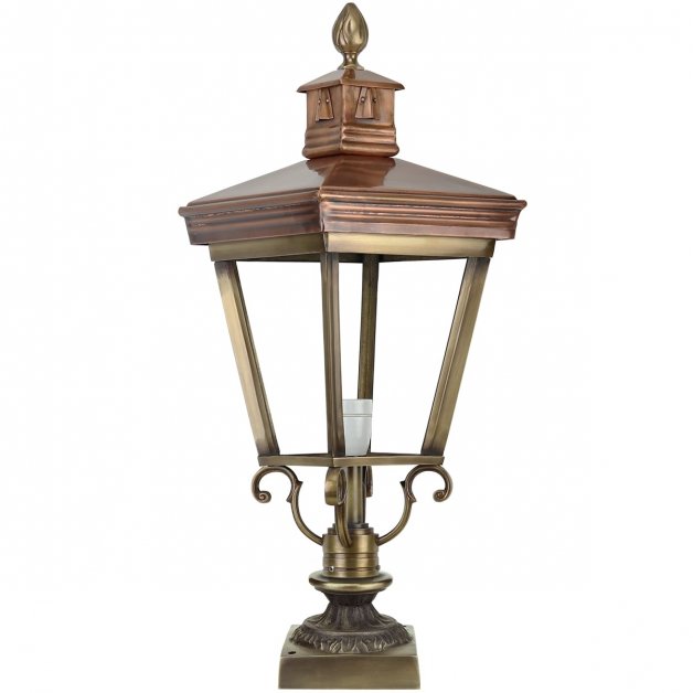 Outdoor lamp standing Assen bronze M - 70 cm