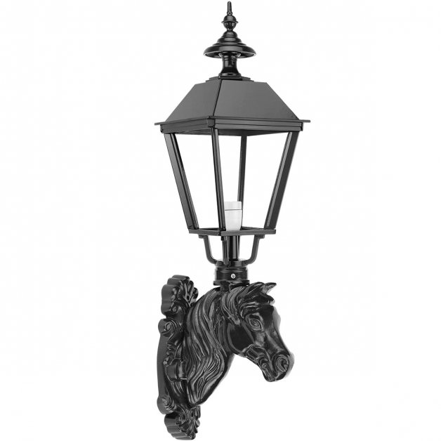 Muurlamp Almkerk paard ornament - 84 cm