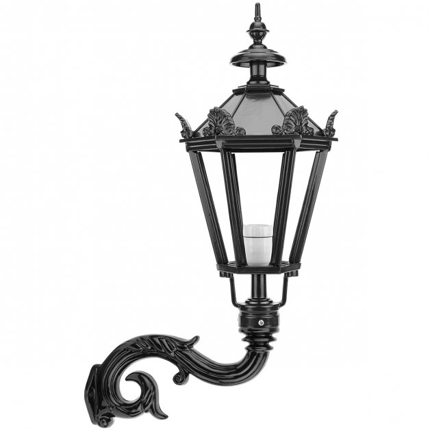 Facade lamp Helmond with crowns - 80 cm