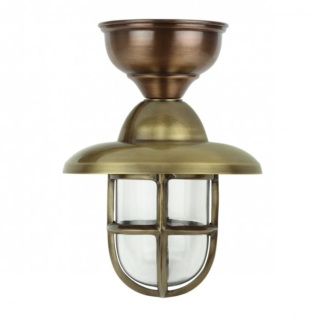 Ship lamp Marine copper brass - 36 cm