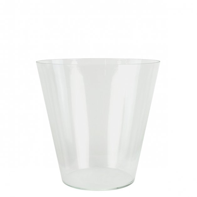 Ægte glas udendørslampe rund K27 - 24 cm