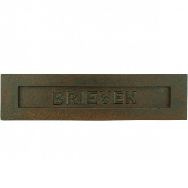 Mailbox plate Brieven rust Desborough - 90 mm