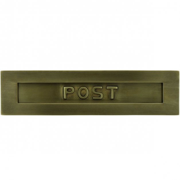 Brievenklep Post brons Darlington - 80 mm