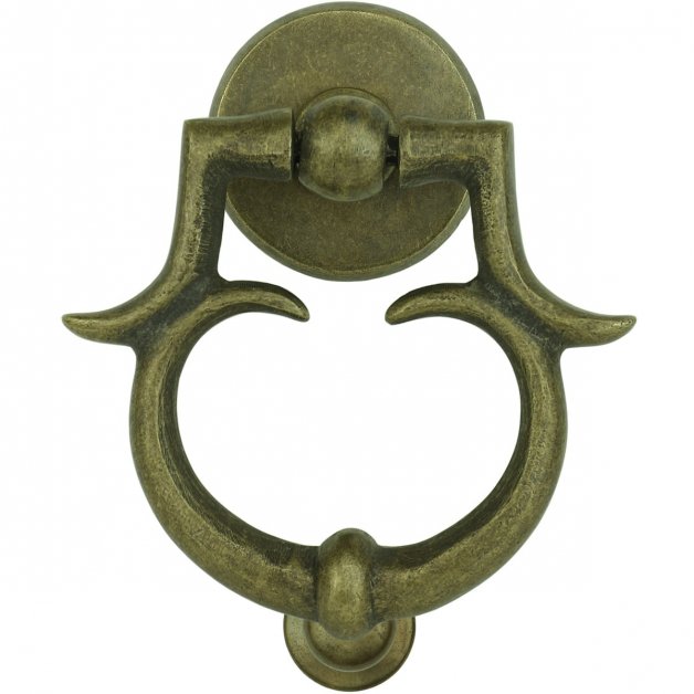 Door knocker antique brass Böhlen - 140 mm