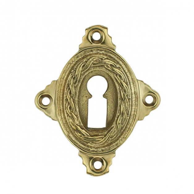 Schlüsselrosette antik messing Merzig - 65 mm