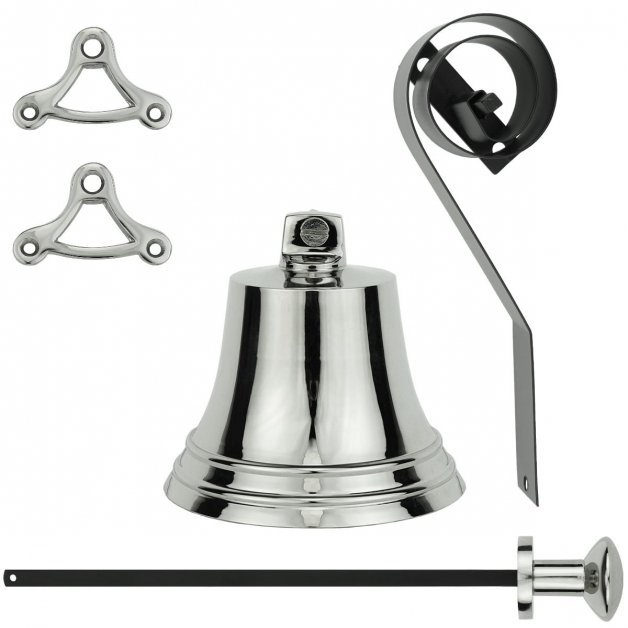 Pulling bell set authentic chromed - Ø 80 mm