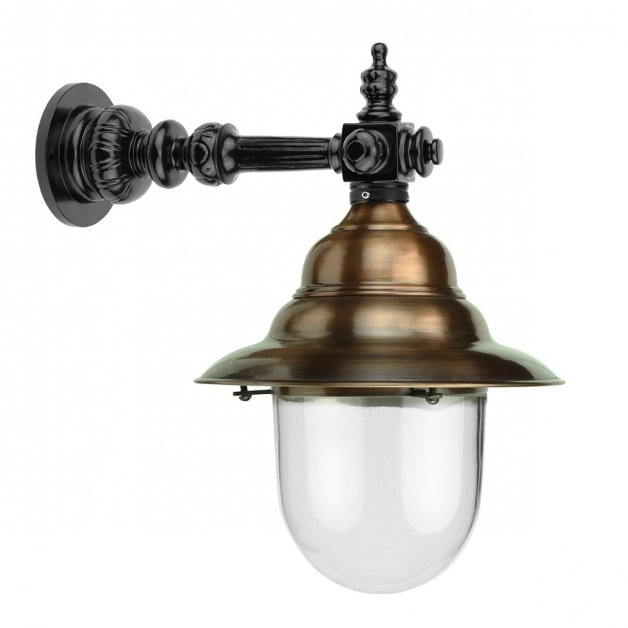Buitenlampen Klassiek Landelijk Hanglamp wand Blekslage koper - 45 cm