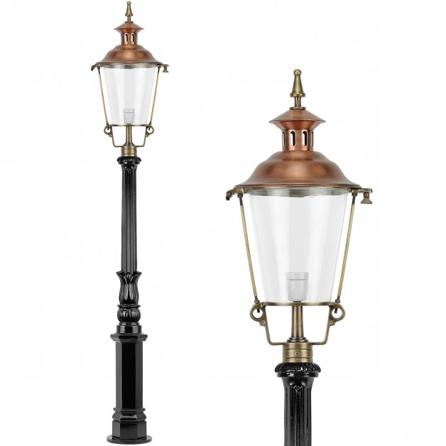 Outdoor lantern copper Ittervoort - 205 cm