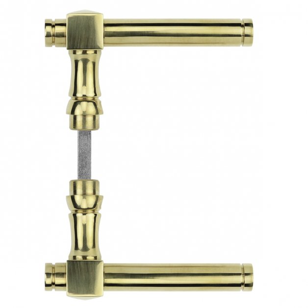 Door handle polished brass Itzehoe - 125 mm
