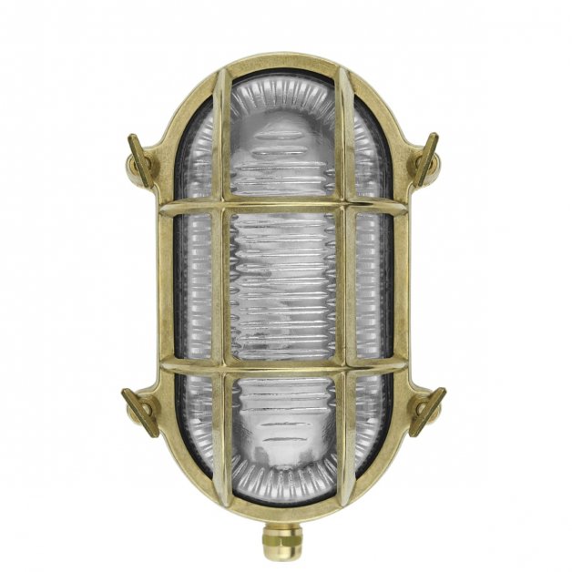 Ship light bulleye brass Bering - 20 cm