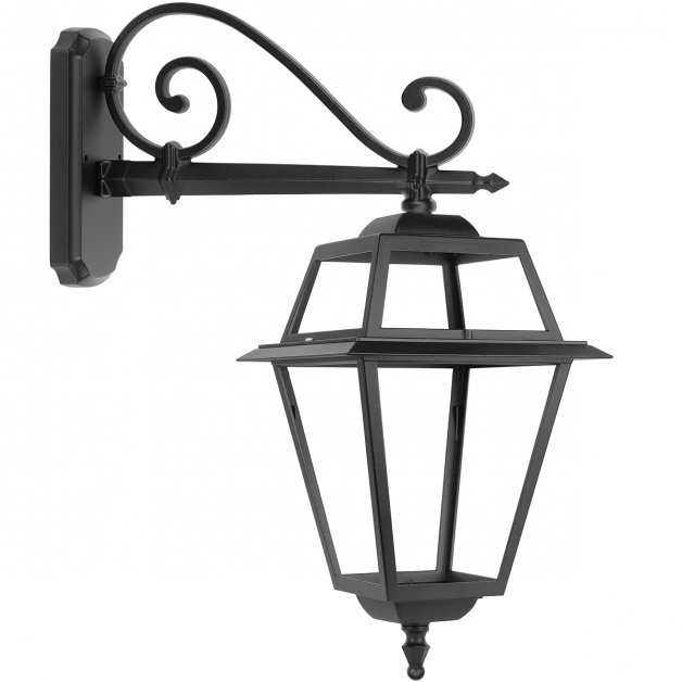 Facadelampe firkantet rustik Poeldijk- 68 cm