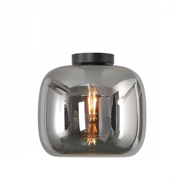 Deckenlampe trendy chrom glas Cuneo - Ø 28 cm