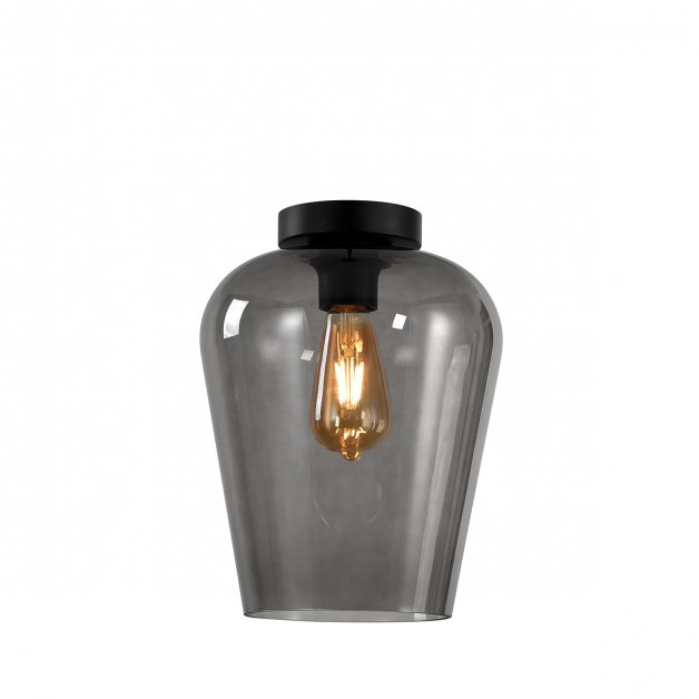 Deckenlampe grau kelchglas Agordo - Ø 24 cm
