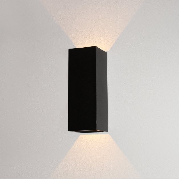 Wall light led Up Down black Arbus - 15 cm