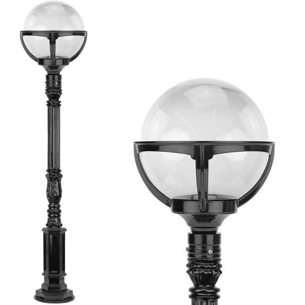 Sphere lamp clear pedestal Driehuis - 142 cm