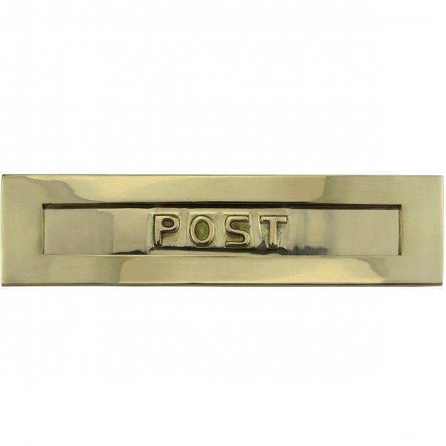 Letter plate Post brass Chagford - 80 mm