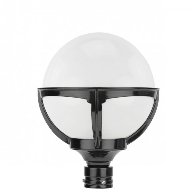 Løse pærelampe udendørs opal - Ø 25 cm