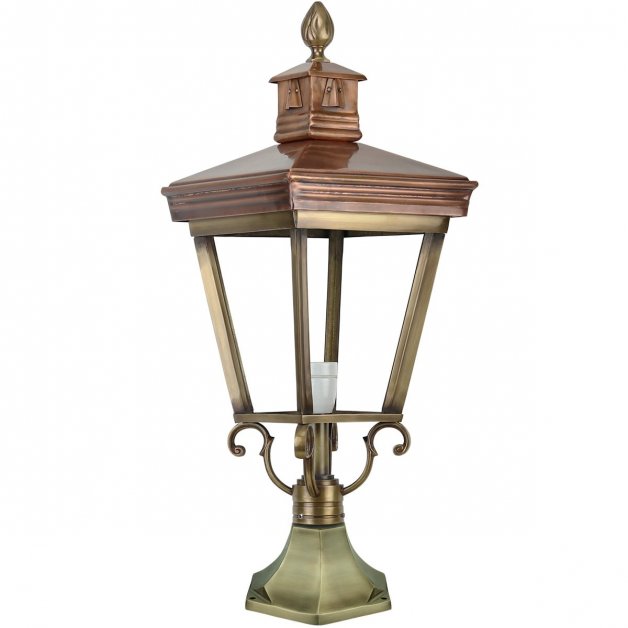 Garden lamp Sittard bronze - 72 cm