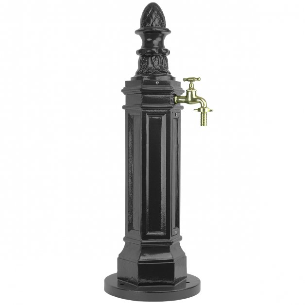 Garden decoration Classic Rural Drinking fountain with brass faucet - 79 cm
