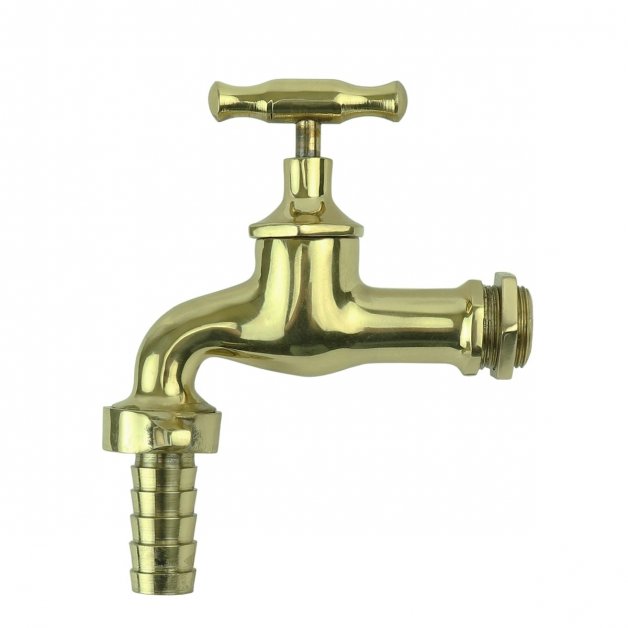 Outdoor faucet solid brass - 16 cm