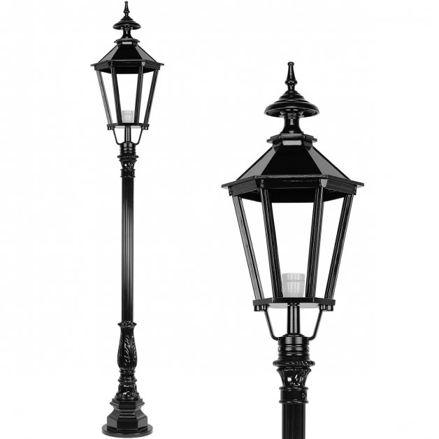 Outdoor Lamps Classic Rural Lantern on pole Baambrugge - 235 cm