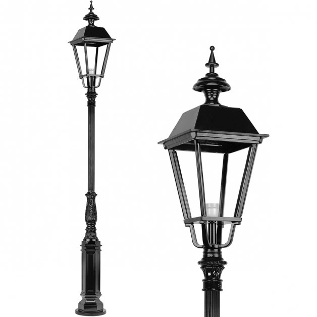 Outdoor Lighting Classic Rural Lantern post old fashioned Oudehaske - 290 cm