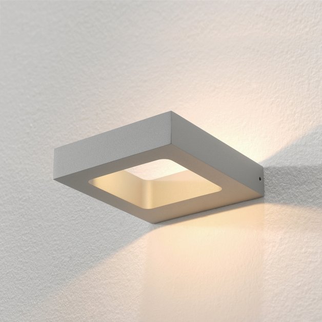Wandlampen Muurlamp design up down grijs Broni - 3 cm