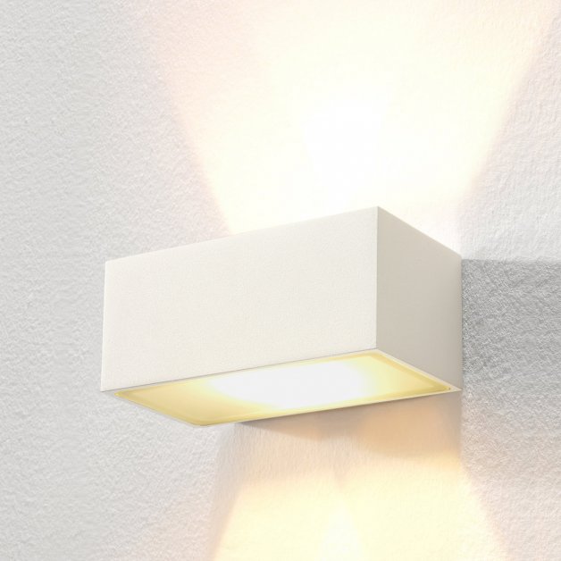 Facade Lighting Wall lamp design Up Down white Ayas - 13 cm