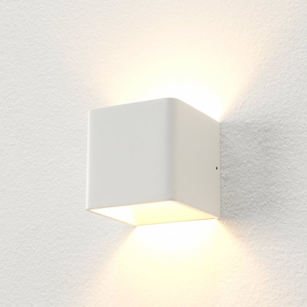 Wall Lighting Wall lamp led up down white Carré - 10 cm