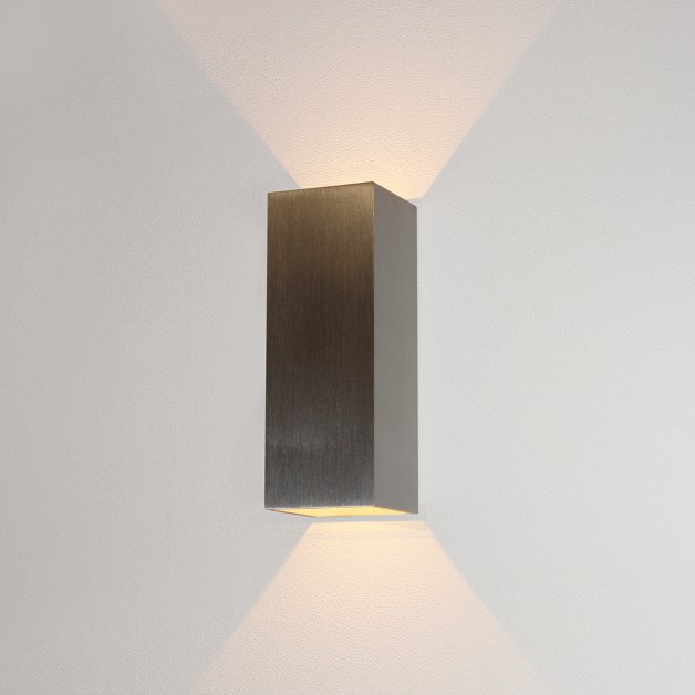 Facade Lighting Wall lamp Up Down raw metal Arbus - 15 cm