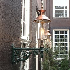 Væglampe udendørs Nigtevecht bronze - 98 cm