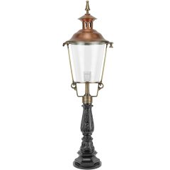 Outdoor lantern Hoofddorp bronze - 105 cm
