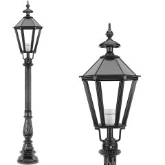 Lantern lamp standing Bleiswijk - 142 cm