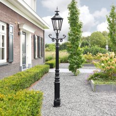 Außenbeleuchtung Klassisch Ländlich Gartenlaterne aluminium Barneveld - 223 cm