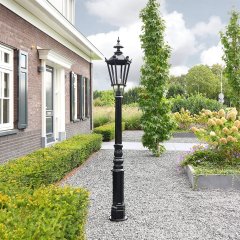 Außenbeleuchtung Klassisch Ländlich Laternenpfahl pastor stile Harderwijk - 198 cm