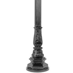 Außenbeleuchtung Rustikal Außenlaterne bronze Nunspeet XL - 255 cm