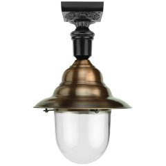 Outdoor Lamps Classic Rural Ceiling lamp with bell glass Banholt - 49 cm