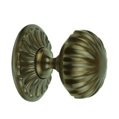 Hardware Doorknobs Front door knob bronze Staßfurt - Ø 80 mm