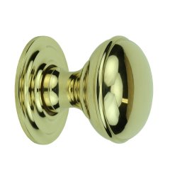 Doorknob massive brass Bexbach - 58 mm