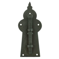Hardware Door Locks Sliding lock inner door on iron shield - 148 mm