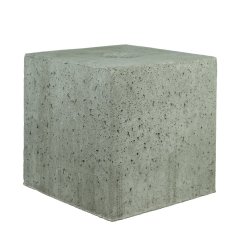 Outdoor Lamps Foundations Concrete block square with hole - 50 kg