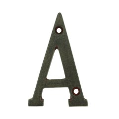 Husbogstav tilføjelse A rustikt jern - 75 mm