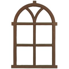 Fensterdekoration Baubeschläge Stallfenster antik schweres gusseisen - 65.5 cm