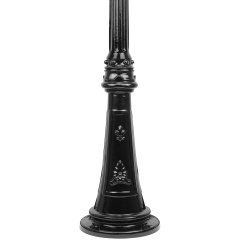 Gadelampe antik Alendorp 5-armet - 290 cm